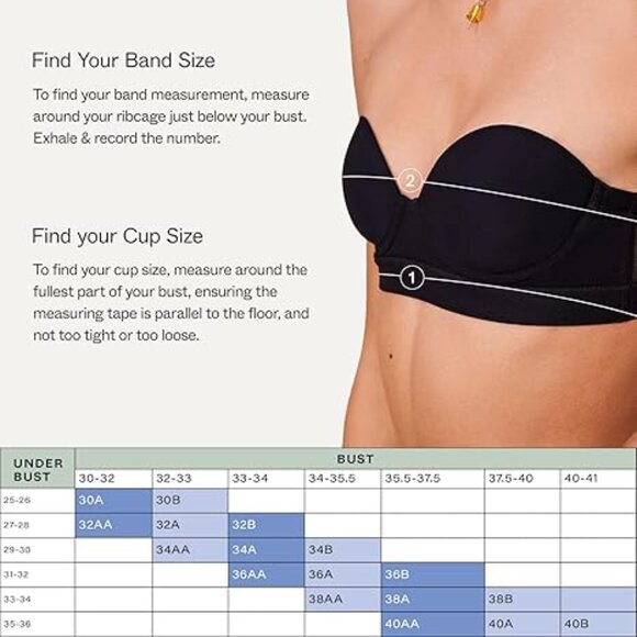 NWOT Pepper MVP Strapless Bra In Buff, 34A - Picture 4 of 10